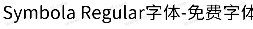 Symbola Regular字体字体转换